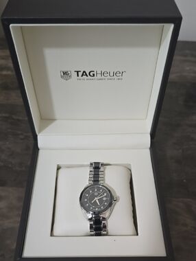 Authentic Tag Heuer Formula 1 Black and Silver Stainless Steel Ladies Watch